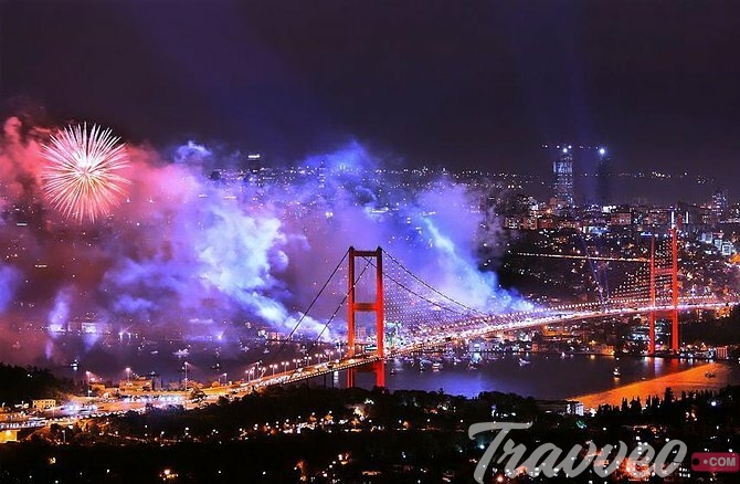 احتفالات ليلة رأس السنة في اسطنبول